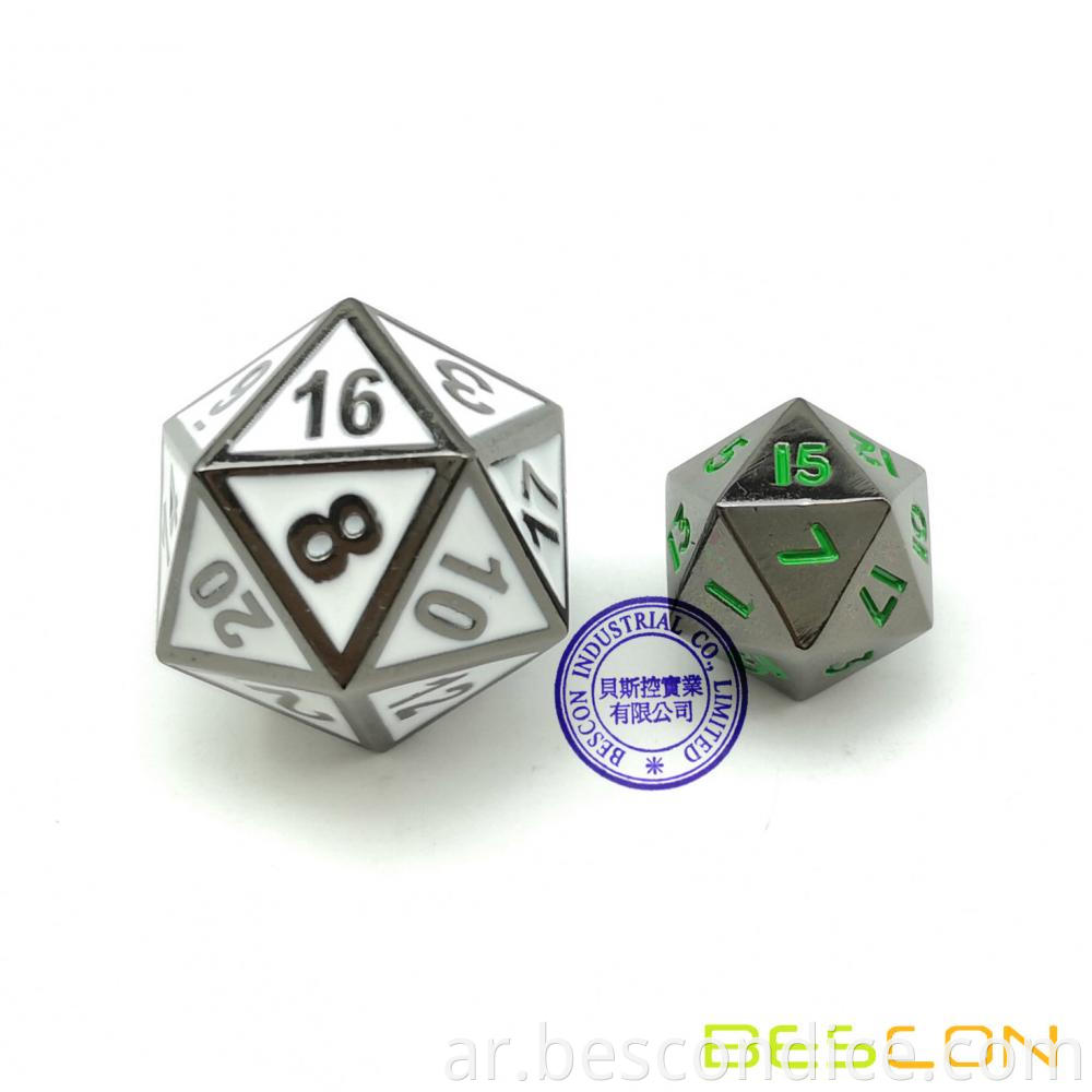 Mini Dice Set Metal Micro Miniature Rpg Dice 2